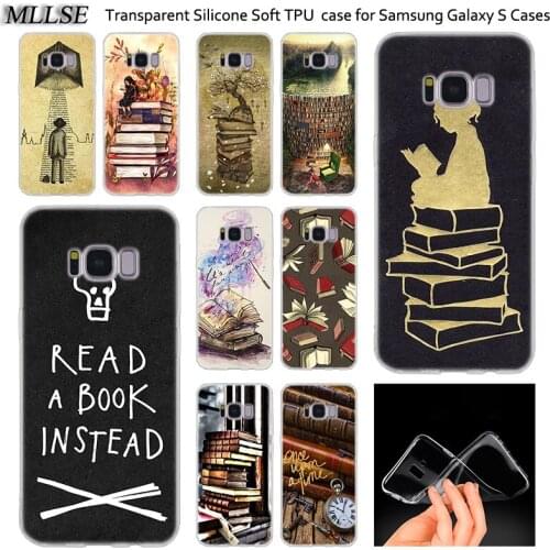 Hot I Love reading books Silicone Case For Samsung Galaxy Note 10 Plus S8 S9 S10 Plus 5G S6 S7 Edge S5 S10e Note 5 Fashion Cover