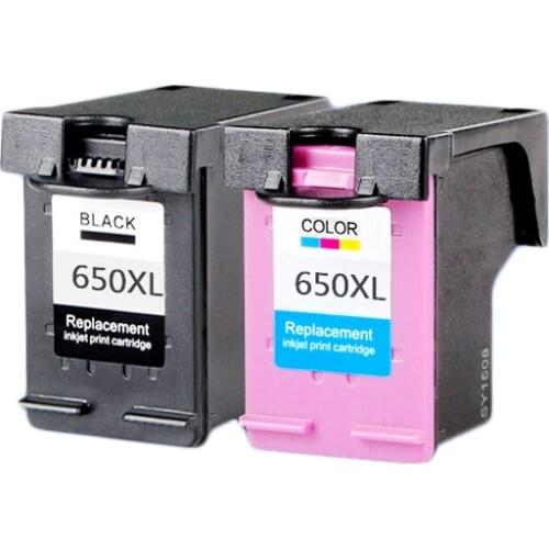 LuoCai Compatible ink cartridges for HP 650 XL Deskjet 1015 1515 2515 2545 2645 3515 3545 4515 4645 printer For HP650 XL 650xl