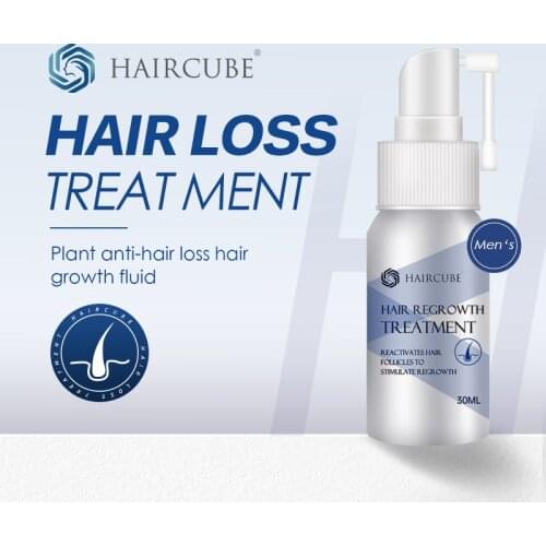 HAIRCUBE Hair Growth Spray Treatment Hair Loss Essence Oil Dense Hair Serum Anti Hair Loss Hair Growth Products Hair Loss Liquid
