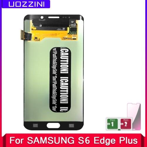Super Amoled Screen For Samsung Galaxy S6 Edge Plus G928 G928F LCD Display Touch Screen Assembly Digitizer For S6edge+ G928