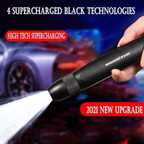 Upgrade Garden Spray Hose Long Nozzle High Pressure Adjustable Car Wash Washer Suitable for Car Garden Water Gun