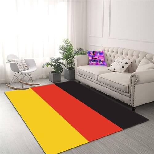 German Flag Living Room Carpet National Flag Moisture-Proof Mat Kitchen Rug Luxury Decorative Carpet Coffee Table Floor Mat
