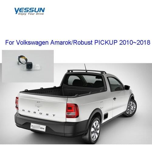 Yessun Fisheye Rear camera For Volkswagen Amarok/Robust PICKUP 2010~2018 AHD 720P backup camera/ license plate camera