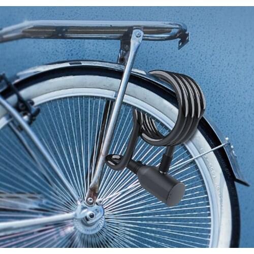 Fingerprint Bicycle Lock Stainless Bicycle Lock Steel Anti Theft Smart Lock USB Waterproof Door Bike Accessories Padlock