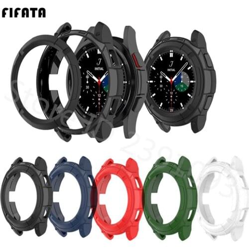 TPU Protective Case Cover For Samsung Galaxy Watch 4 Classic 42mm Smart Watch Silicone Protective Shell For Watch 4 Classic 46mm