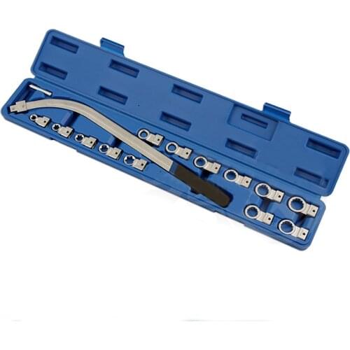 15pc Auxiliary Timing Belt Tensioner Pulley Wrench Set 12-19mm