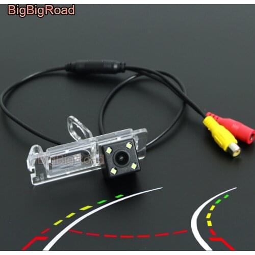 BigBigRoad Car Intelligent Dynamic Trajectory Tracks Rear View Camera For Renault Megane 2 II / Clio 4 IV 2012-2017 / Master