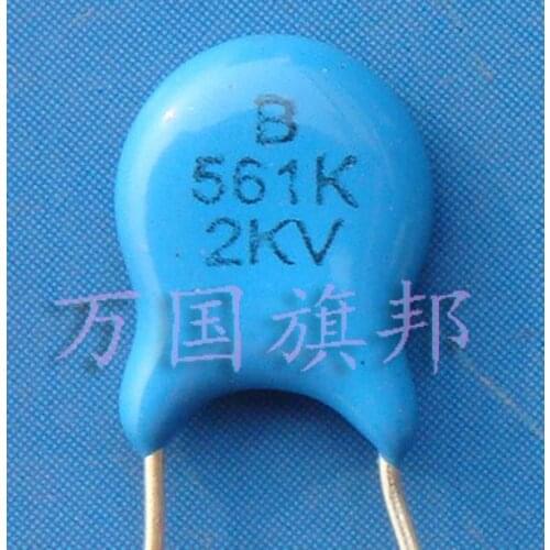 Free Delivery. High voltage ceramic capacitors 561 560 p 0.00056 UF 2000 v 40 only 2 yuan