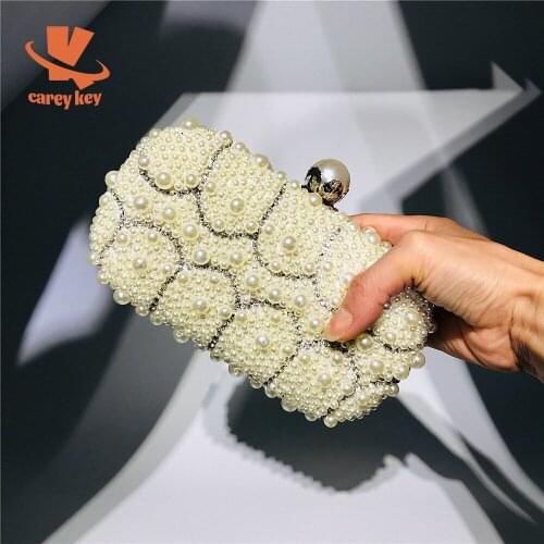 CAREY KAY Women Diamond Wedding Evening Bags Designer Luxury Handbags Ladies Rhinestone Clutch Purse Party Chain Shoulder Bag