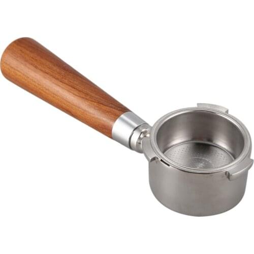 LBER Coffee Bottomless for Delonghi EC680/EC685 Filter 51MM Stainless Steel Replacement Filter Basket Coffee Accessories