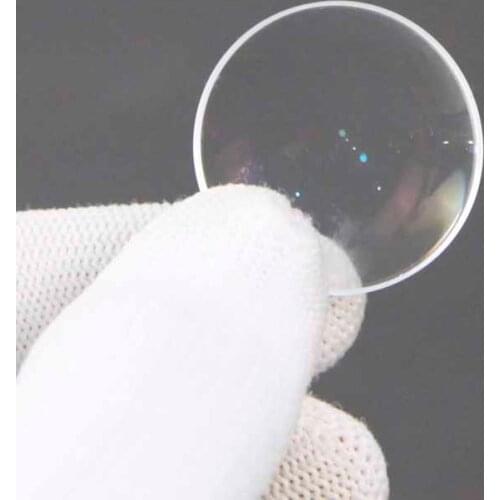 Meniscus Lens Optical Glass K9 Material Diameter 15.96mm Focal Length 51mm Prism Lens Customization