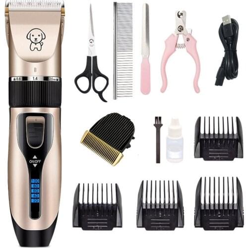 Pet Cat Hair Clippers for dogs Rechargeable Grooming Shaver professional Set Electric Shear Hair Trimmer for Animal kit