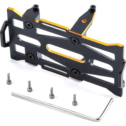 Metal Aluminum Battery Tray Holder Bracket Upgrade Parts for 1:24 Axial SCX24 1/24 RC Crawler Car Accessories