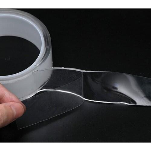 1/2/3/5M Reusable Nano Tape Traceless Double Sided Tape Nano Tape Washable Adhesive Super Fix Removable Sticker Home Tool