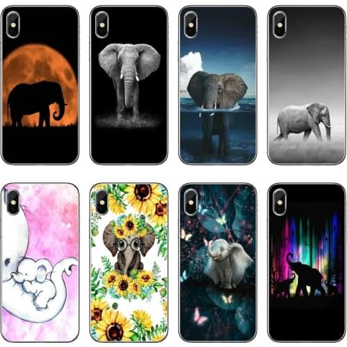 Fashion Animal Elephant Accessories Phone Case For Xiaomi Mi 11 Note 10 10T 9 9T 8 Pro A2 Lite A3 A1 Poco F1 F2 M3 X3 NFC