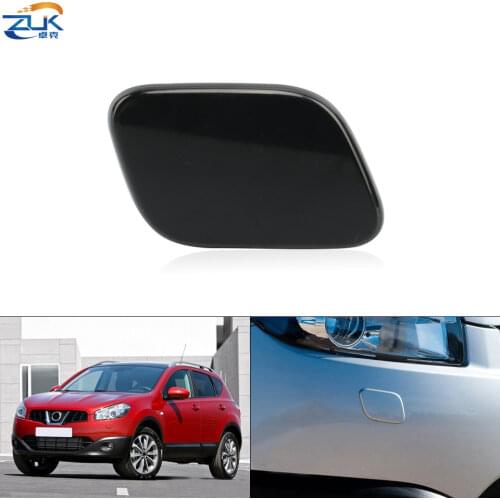 ZUK Headlight Washer Nozzle Cover Trim Lid Unpainted For Nissan J10 For Qashqai / Dualis 2010-2014 Not For Asian Version
