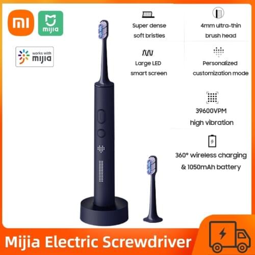 Original XIAOMI MIJIA T700 Electric Toothbrush Waterproof Rechargeable Sonic Toothbrush APP Control Smart Whitening Toothbrush