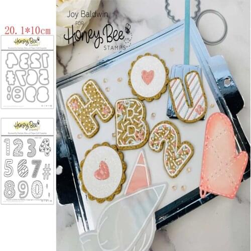 Sugar cookie numbers Troqueles de corte de metal scrapbooking stamps and dies Metal cutting dies for scrapbooking Dies
