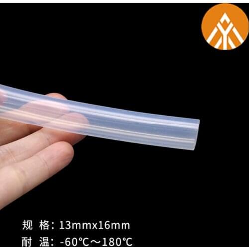Transparent Flexible Silicone Tube ID 13mm x 16mm OD Food Grade Non-toxic Drink Water Rubber Hose Milk Beer Soft Pipe Connect