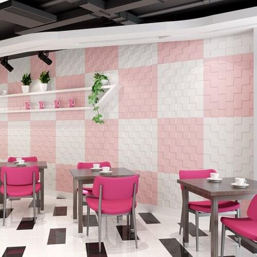 60cmx60cm Self-Adhesive Wall Stickers 3d Wood Mosaic Wall Stickers Home Decor Living Room Background Bedroom 3d Wall Stickers