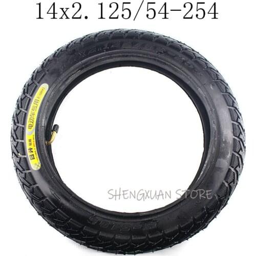 Free Shipping 14 X 2.125 / 54-254 Tire with Good Quality fits Many Gas Electric Scooters and e-Bike 14X2.125 gas scooter