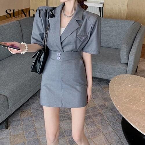 Sungtin Women's Suits With A Skirt