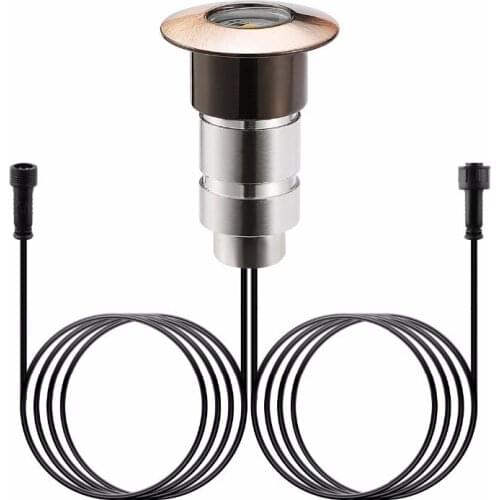 QACA Sweden High-end Bronze Stair Riser Lights Outdoor Fence Lighting 12V Led Decking Lights Schody Grondspot Led Escalier F102X