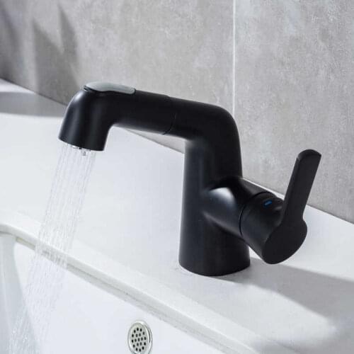 Bathroom sink tap hot and cold deck water mount faucets