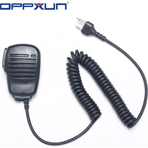 Rainproof Shoulder Remote Speaker Mic Microphone PTT 2pin For Midland Portable Radio GXT550/650 GXT1000 GXT1000VP4 LXT210/216