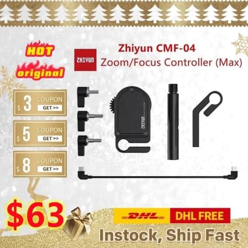 Zhiyun Follow Focus CMF-04 (Max) Contrlor 2.0 TransMount Servo Follow Focus/Zoom Controller for Crane 3 Weebill Lab S Gimbal