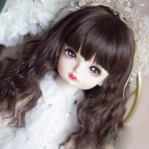 1/3 1/4 1/6 1/8 Hair Wavy High Temperature Wire For BJD Doll Toy Wig