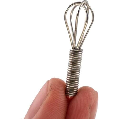 1Pcs 1/12 Doll House Miniature Metal Egg Whisk Simulation Kitchen Kitchenware Model Toy Mini Decoration Dollhouse Accessories