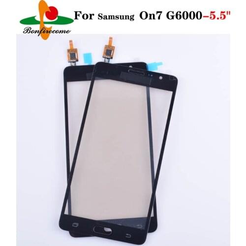 10Pcs\lot For Samsung Galaxy On7 G6000 SM-G6000 Touch Screen Panel Sensor Digitizer Glass Touchscreen NO LCD