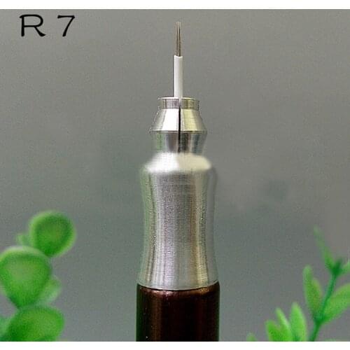 100pcs Shading Circular R7 needle round liner Microblading for manual pen eyebrow microblading