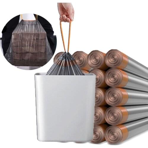 Joybos 20 Rolls Garbage Bag For Trash Can Thicken Vest Style Storage Bag For Home Waste Bins Pet Trash Bags Portable Garbage Bag