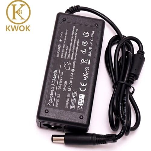 18.5V 3.5A 65W AC Adapter For hp Laptop Charger For HP Compaq 6910P 2230s DV5 DV6 DV7 DV4 G50 G60 N193 CQ43 CQ32 CQ60 CQ61 CQ62