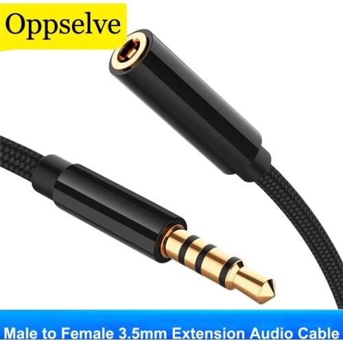 Jack 3.5 mm Audio Extension Cable Male to Female Aux Wire Headphones for Xiaomi Huawei P20 Lite MP3 Car Earphone Speaker Cord