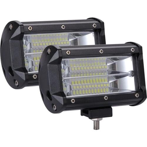 Two Rows of 5 Inches 240W Car Light Assembly for Trucks Cars Led Work Light Bar for Off Road SUV Boat 12V 24V
