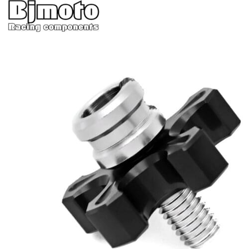 BJMOTO New Style Motorcycle CNC Billet Clutch Cable Wire Adjuster For Ninja Z800 Z900 VERSYS FZ YZF MT CBR SX EXC Duke RMZ KLX
