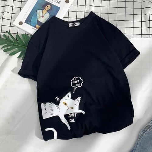 Boys T Shirt Boy Multicolor Short-sleeve Summer 2021 Childrens Cartoon Cat Small Fish Half-sleeve Tops Kids Cloth