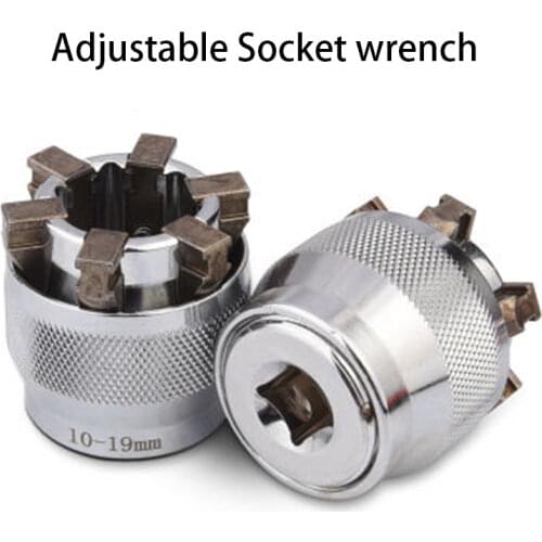 Chromium Molybdenum Steel Adjustable Socket Wrench Magic Universal Wrench Chrome Molybdenum Steel Universal Sleeve Magic Sleeve