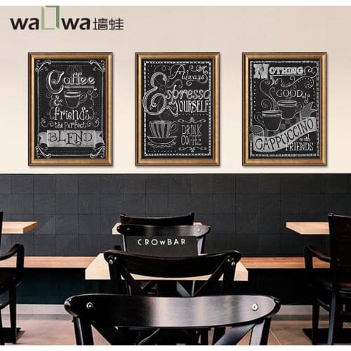 The story of modern wall frog coffee cafe restaurant decoration painting art painting Tryptich retro mural FS1