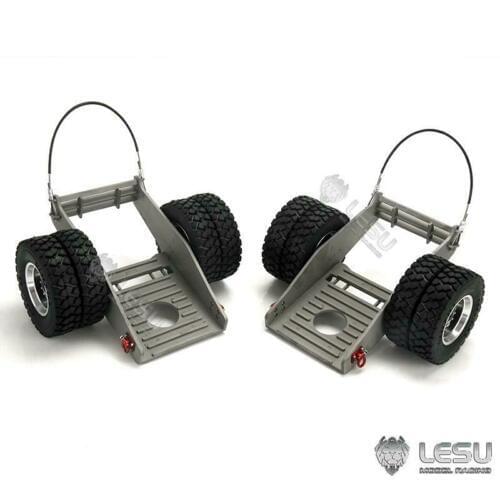 1/14 LESU Metal Trailer for Carter C374 RC Hydraulic Excavator Tracks DIY Model TH17162-SMT2