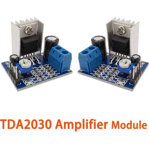 2Pcs/Lot TDA2030 Power Supply Module 6-12V Single TDA2030 Audio Amplifier Board TDA2030 Audio Speaker Circuit Electronic Module