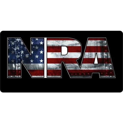 NRA Lifetime Patch Flag National Rifle Association Gun Vinyl Decal Sticker Tuning Laptop Trunk Waterproof PVC