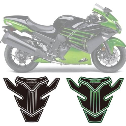 Hot sell Motorcycle Gas Cap Fuel Tank Pad Sticker Protection For Kawasaki ZZR1400 2006 - 2016 07 08 09 10 11 12 13 14 15