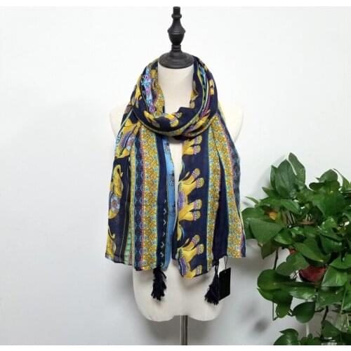 Women Large Scarf Print Stylish Blanket Wrap Warm Winter Neck Scarf