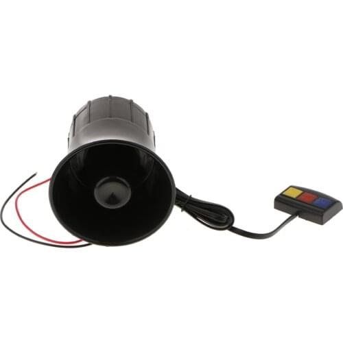 Electric Tone Horn 3 Tone Alarm Sound DC 12V Vehicle Car Boat Horn Siren