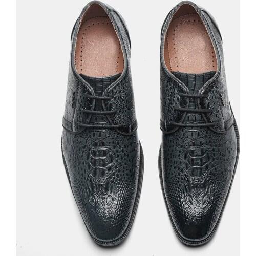 2020 fashion plus size 40~46 mens shoes fashion gentleman comfortable business formal shoes