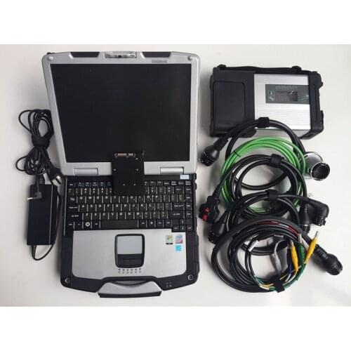2020 Second hand Laptop CF30 CF-30 with 480G SSD Software Disk SD Connect Compact 5 Mb Star C5 Professional Auto Diagnostic Tool